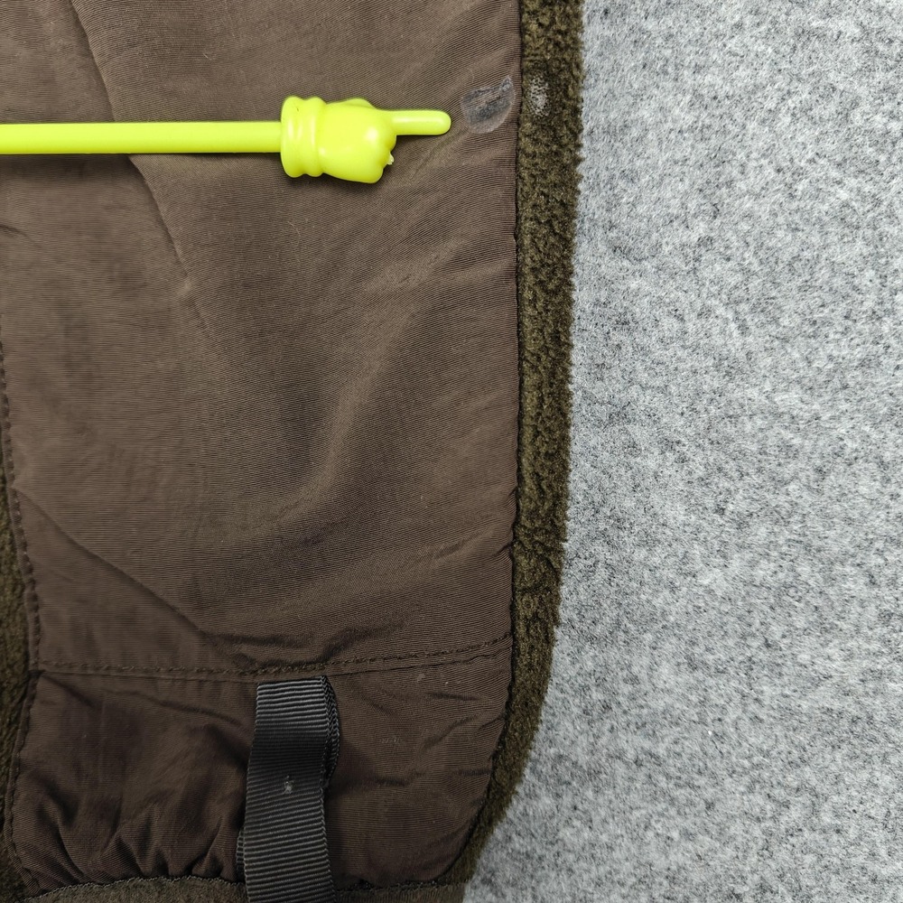 The North Face Jacket Mens 2XL Green Polartec Fleece Zip Pockets Windbreaker - Picture 2 of 12